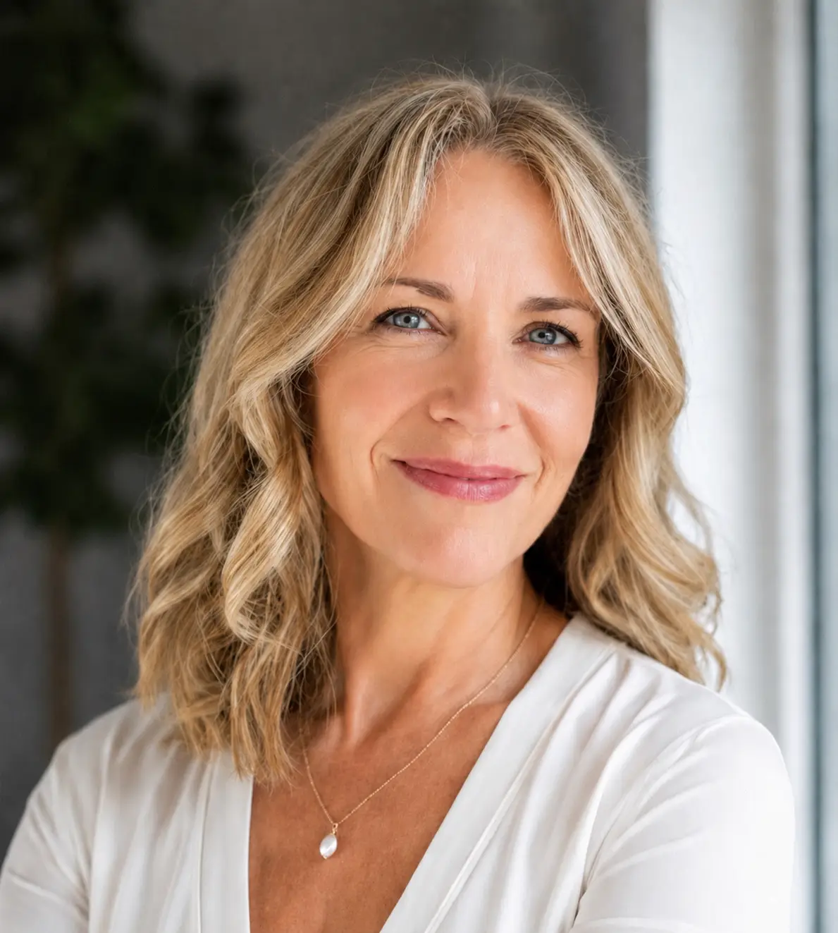 image of warm and insightful therapist
